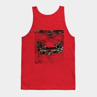 skull and pistols Tank Top